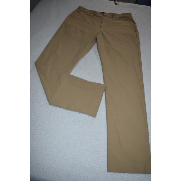 J Crew Golf Pants Thompson Flex Mens Size 34 x 34 Performance Polyester Tan - Picture 2 of 5